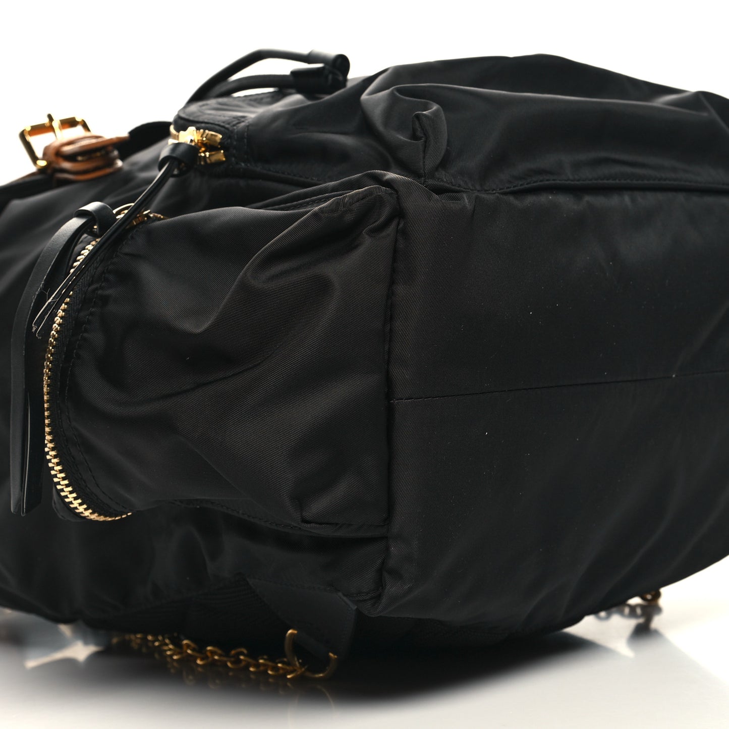 Nylon Large Rucksack Backpack Black