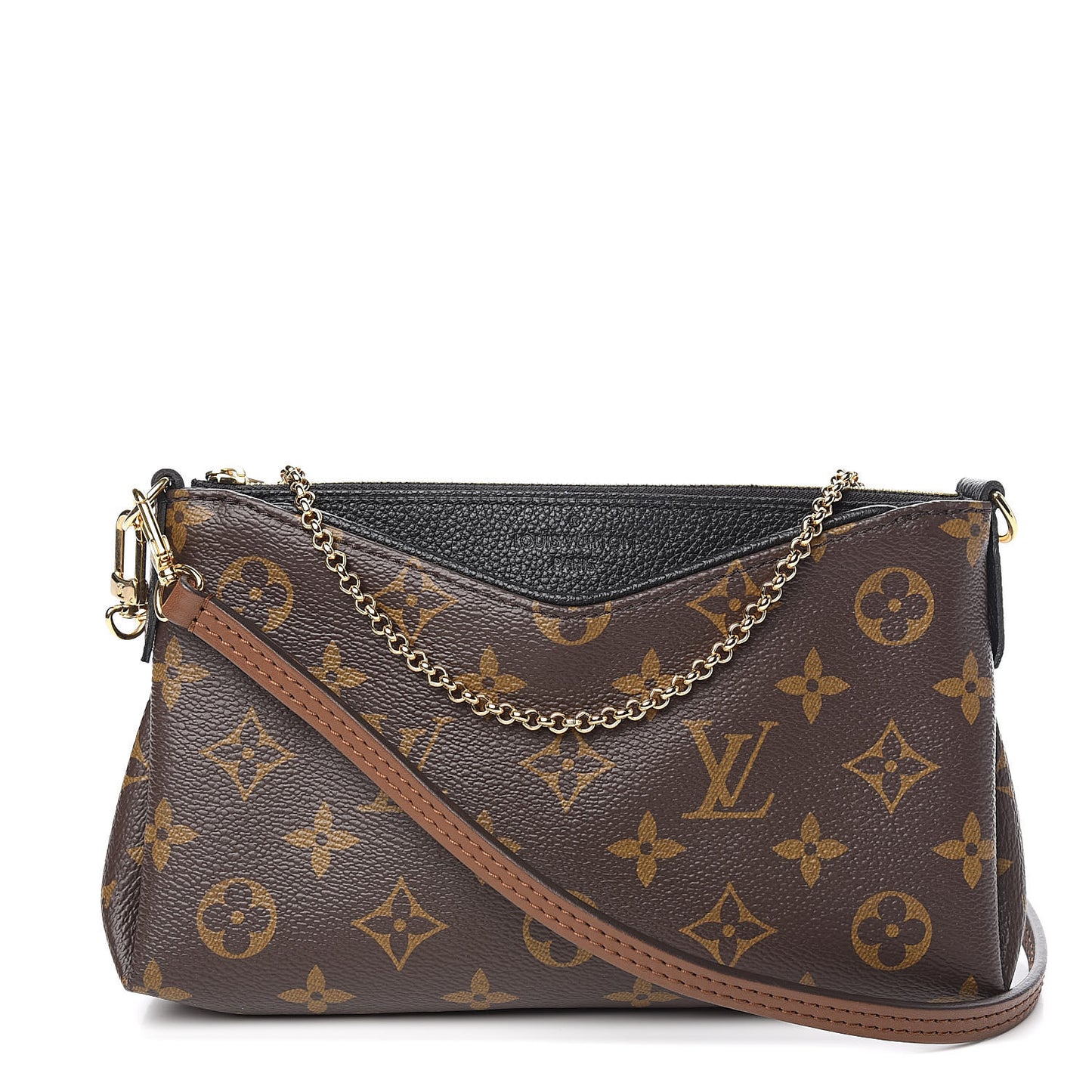 Monogram Pallas Clutch Black