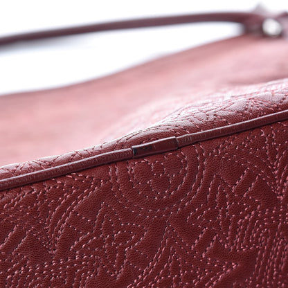 Louis Vuitton Monogram Lambskin Antheia Ixia MM Fuchsia 9 of 15