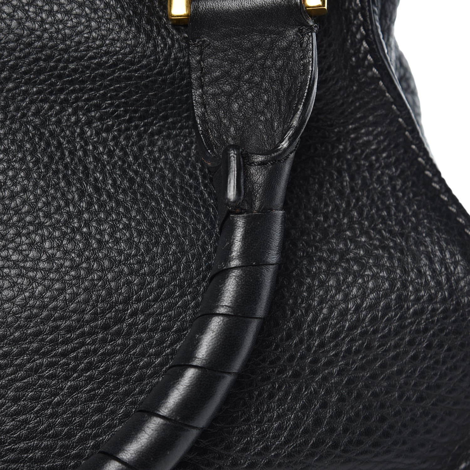 Chloe Calfskin Medium Marcie Satchel Black 9 of 11