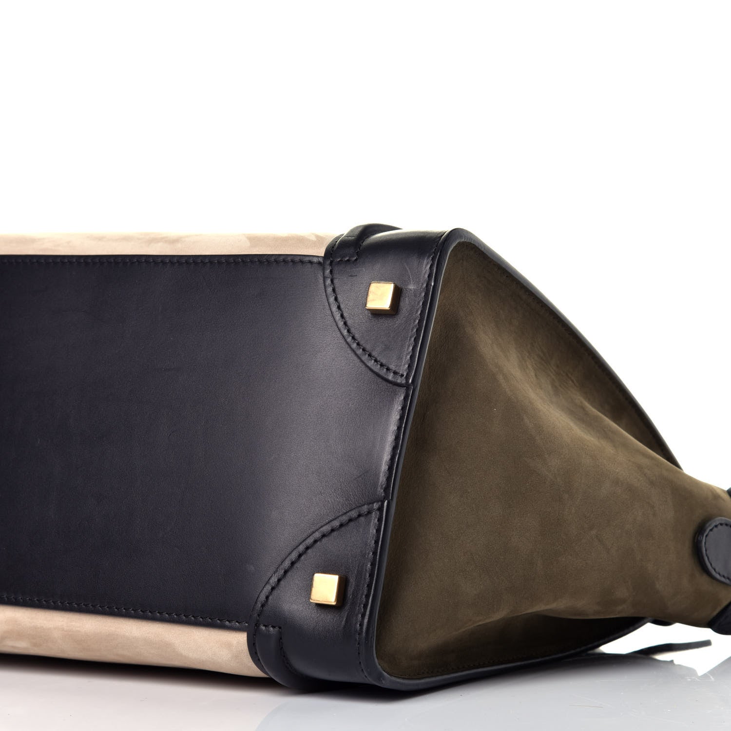 Celine Nubuck Smooth Calfskin Mini Tri-Color Luggag 8 of 8