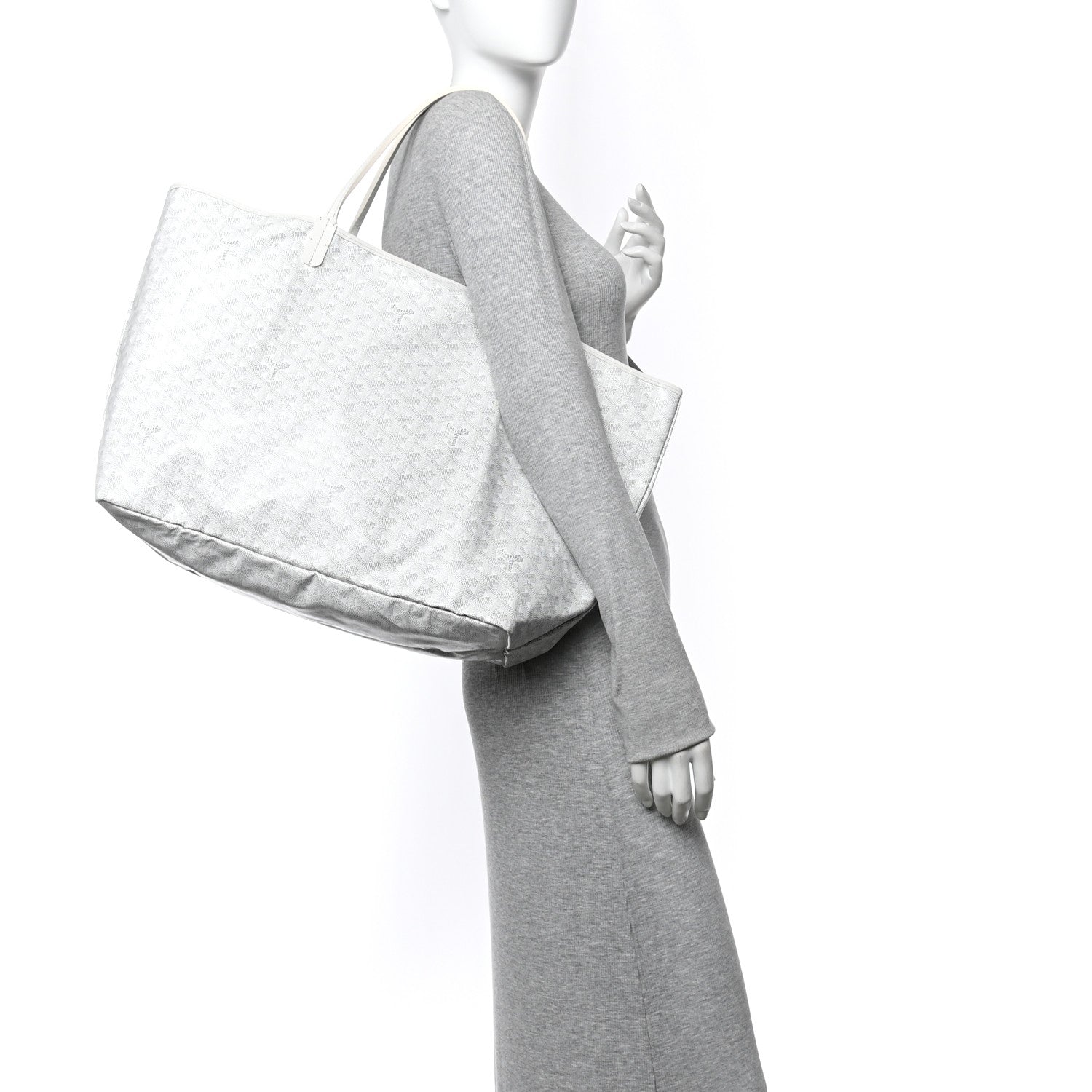 Goyard Goyardine Saint Louis GM White 2 of 11