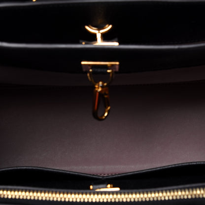 Louis Vuitton Calfskin City Steamer MM Magnolia Black 6 of 19