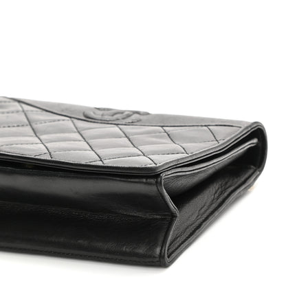 Chanel Lambskin Quilted CC Small Single Flap Black 11 of 11
