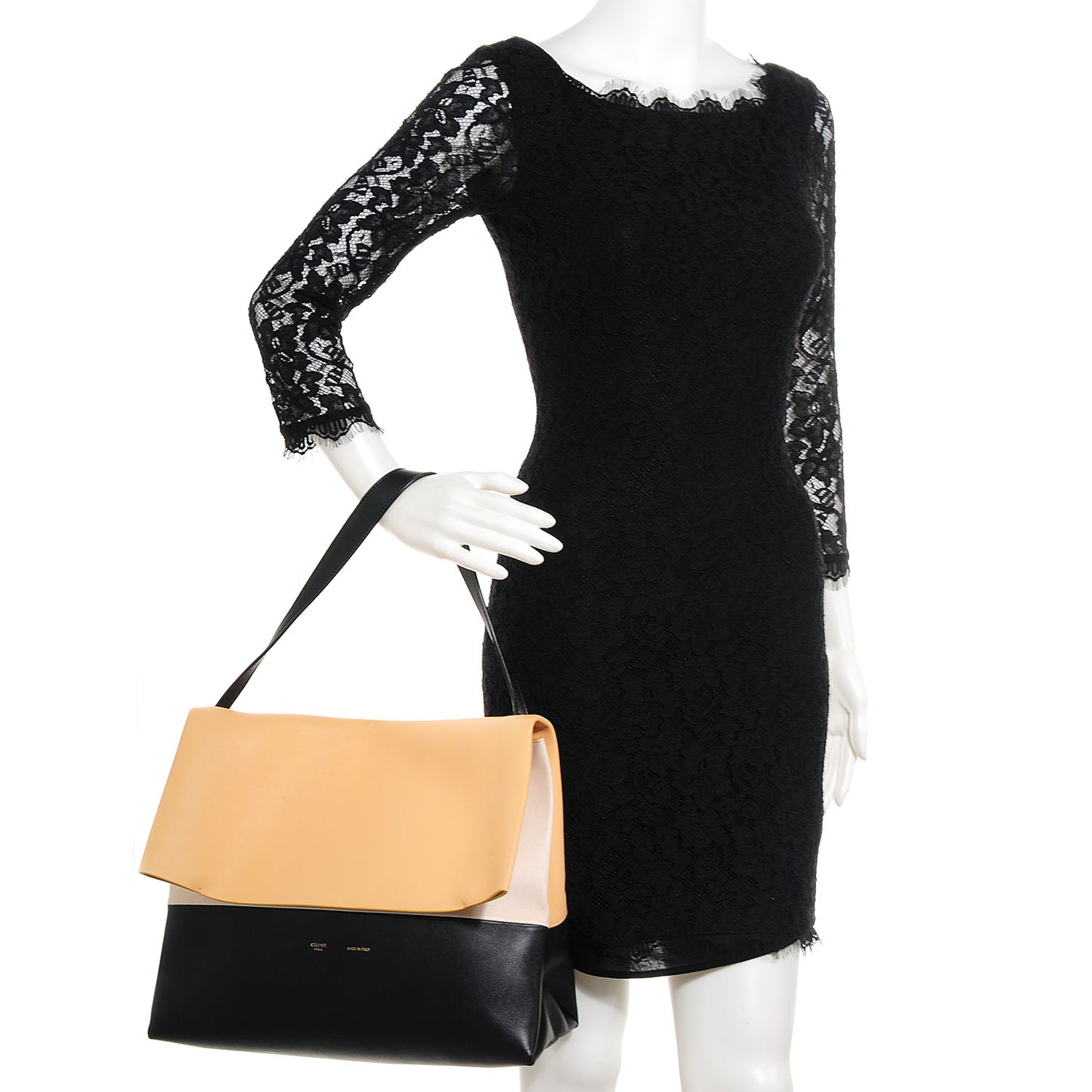 Calfskin All Soft Shoulder Bag Vanilla