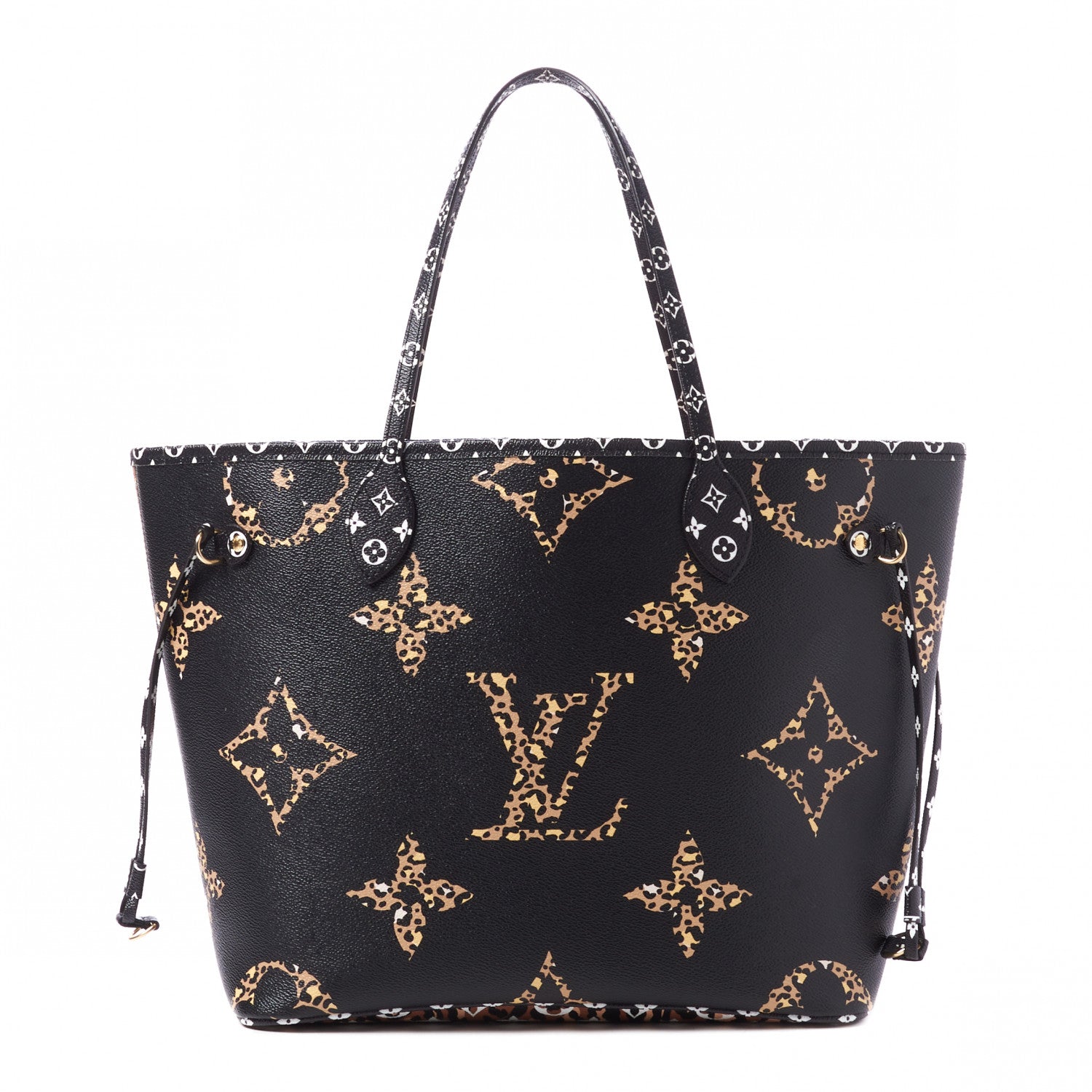 Louis Vuitton Monogram Giant Jungle Neverfull MM Black 1 of 9