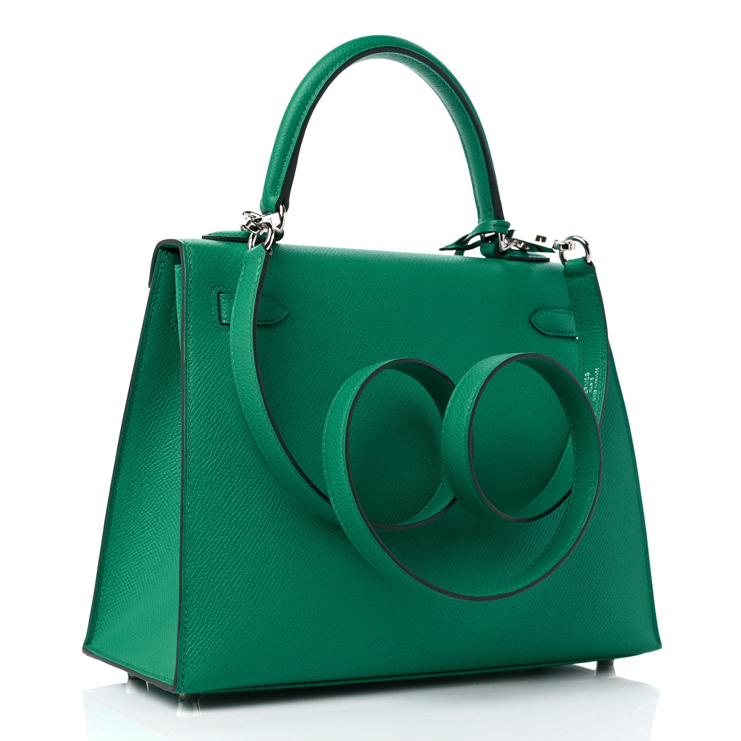 Hermes Epsom Kelly Sellier 25 Vert Jade 3 of 10
