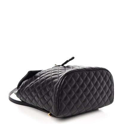 Chanel Calfskin Quilted Large Urban Spirit Backpack Black 5 of 8