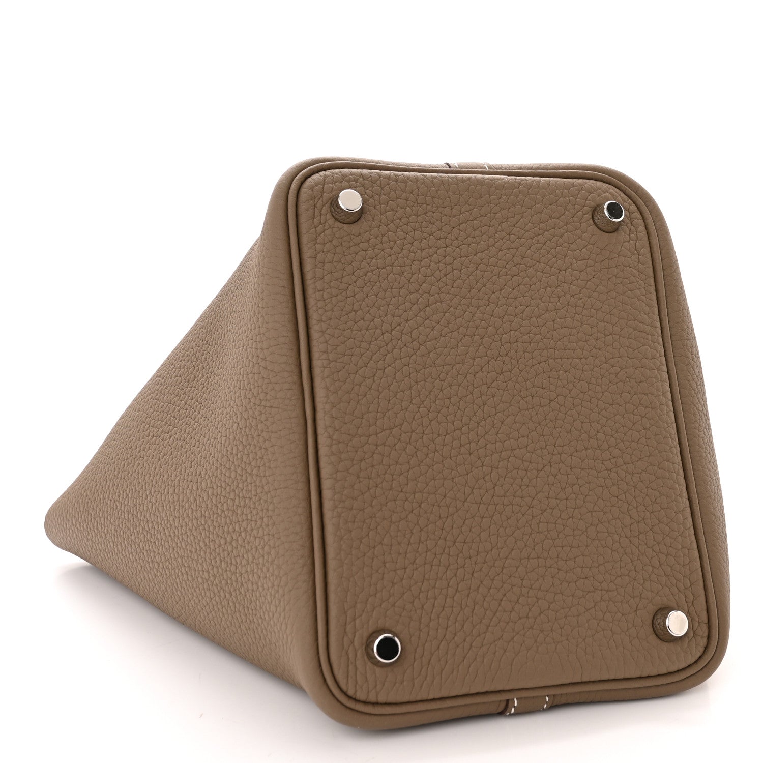 Hermes Taurillon Clemence Picotin Lock 18 PM Etoupe 4 of 11