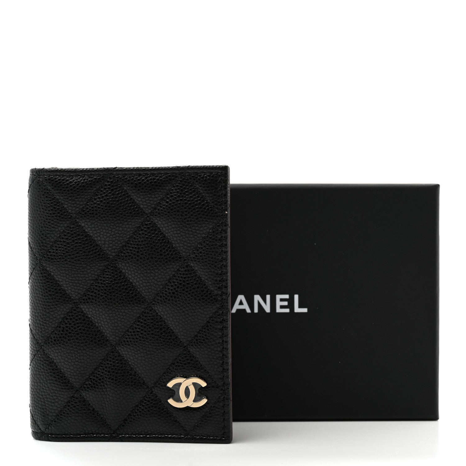 Chanel Caviar Quilted Card Holder Wallet Black 8 of 8