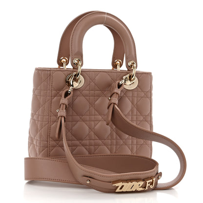 Christian Dior Lambskin Cannage Small My ABCDior Lady Dior Fard 3 of 9