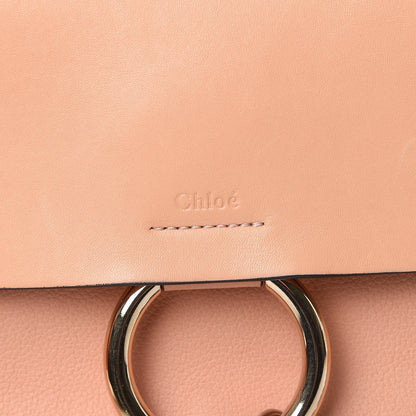 Chloe Calfskin Lambskin Medium Faye Shoulder Bag Rose Quartz 7 of 12