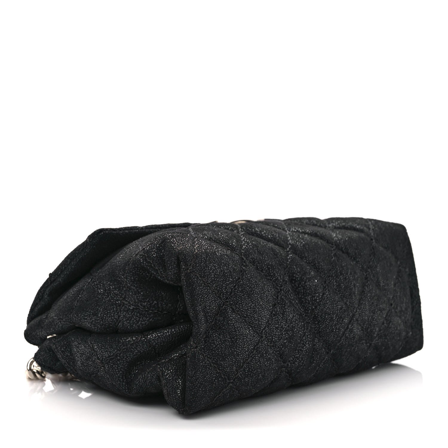 Stella McCartney Shaggy Deer Quilted Small Beckett Chain Shoulder Bag Black 4 of 9