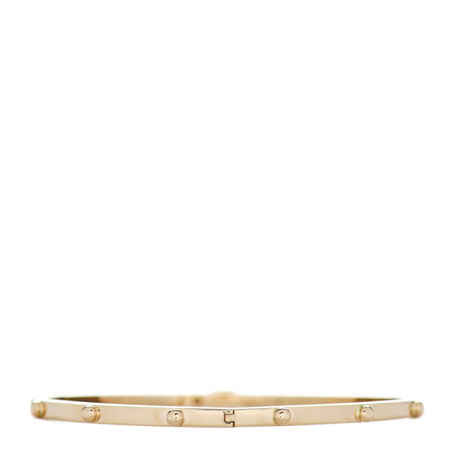 Gucci 18K Yellow Gold XS Running Bracelet 3 of 5