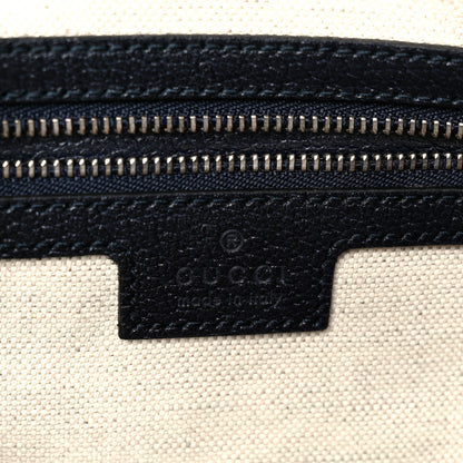 Gucci GG Supreme Monogram Web Medium Ophidia Top Handle Bag Beige Blue 6 of 11