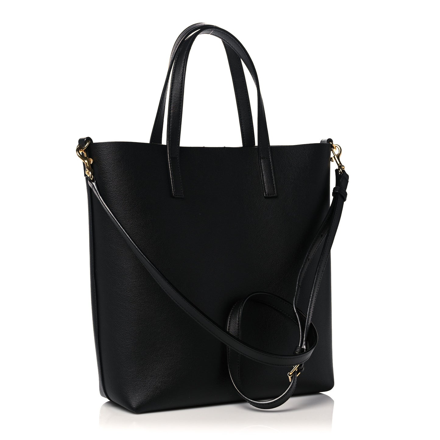 Calfskin Toy Shopping Tote Black