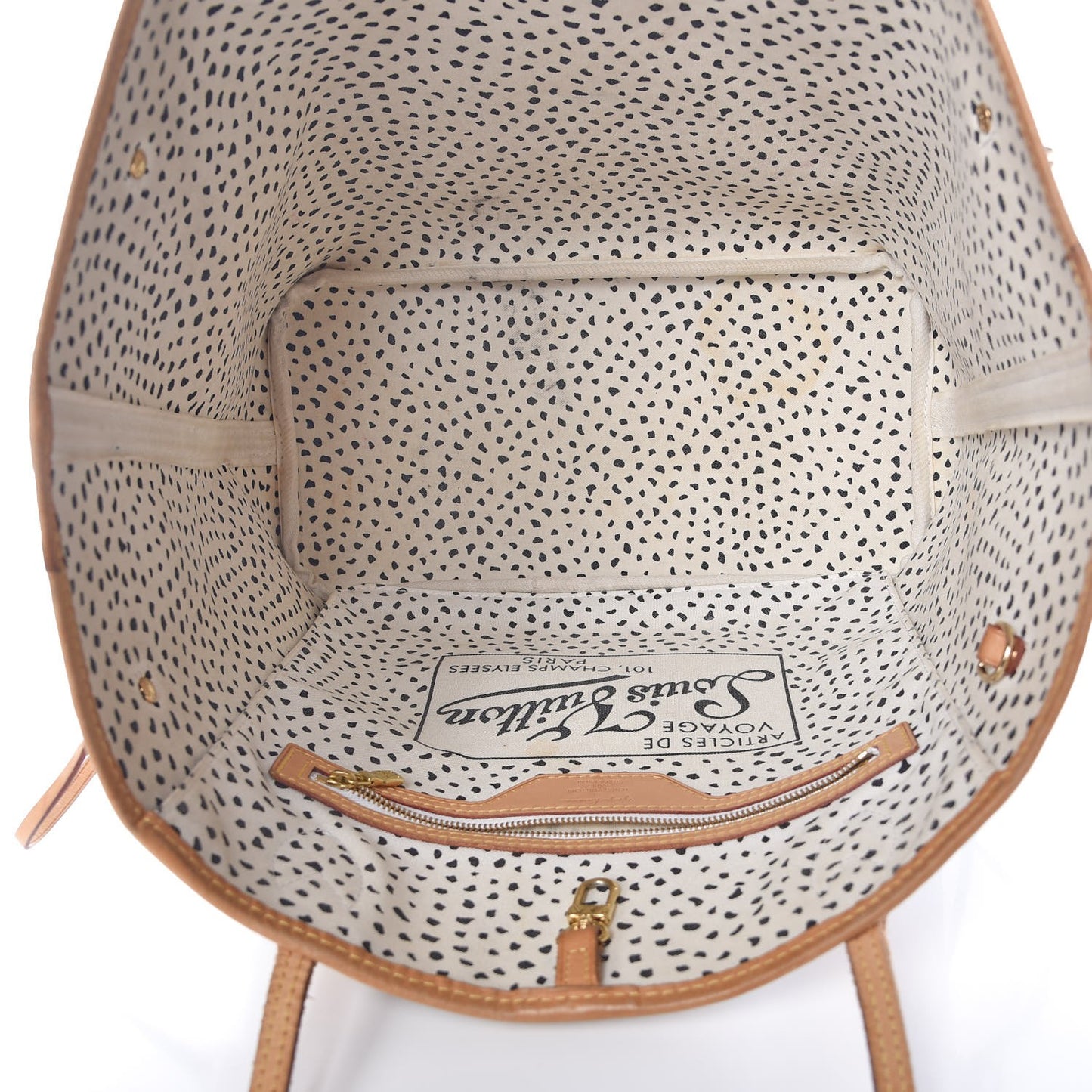 Monogram Kusama Waves Neverfull MM White