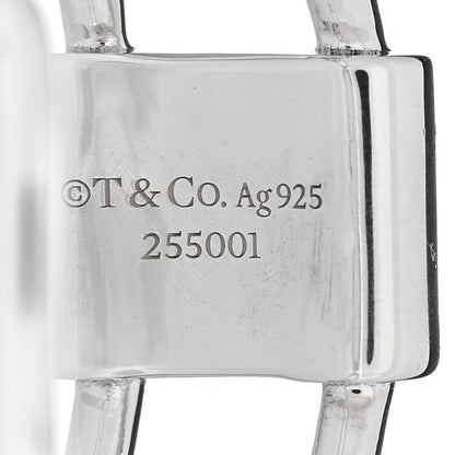 Tiffany Sterling Silver 1837 Small Double Lock Ring 54 7 4 of 4