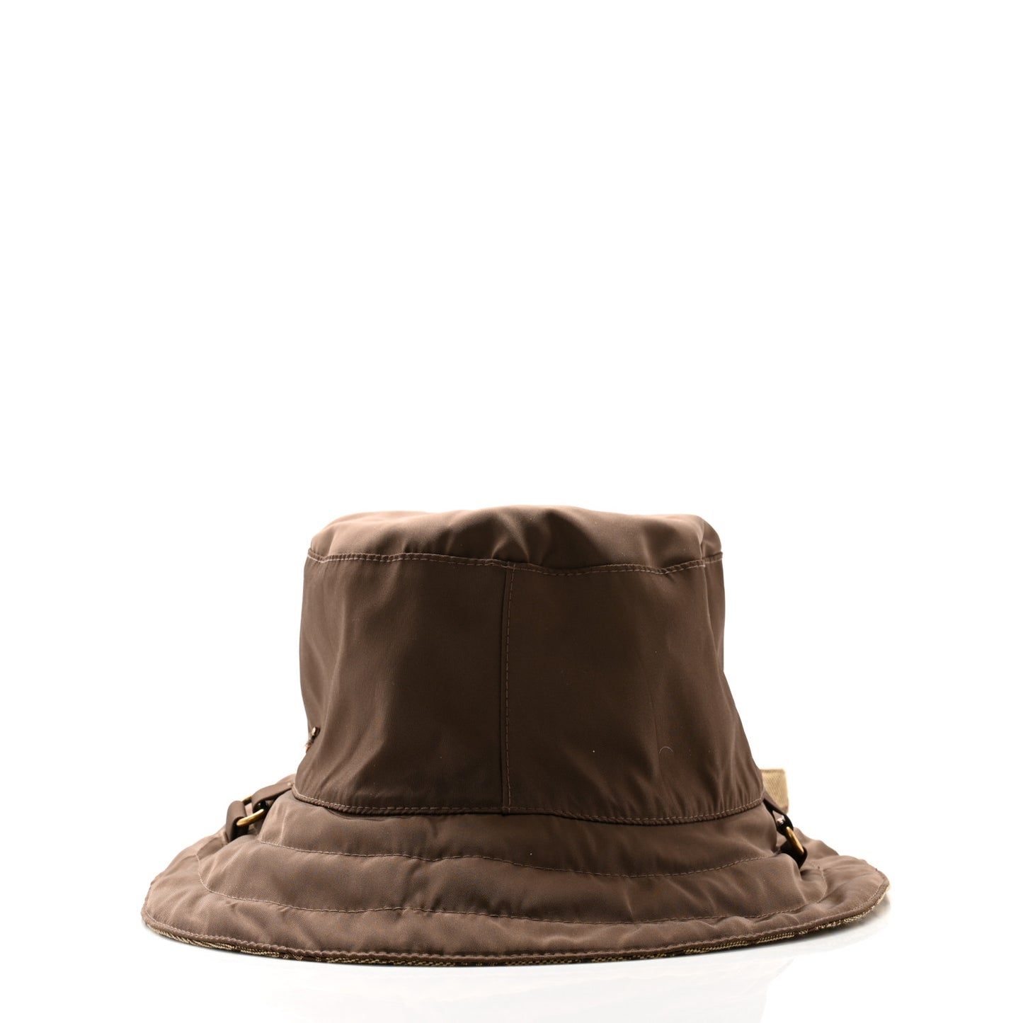 Canvas Monogram Reversible Bucket Hat XL Brown