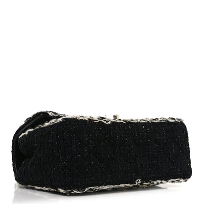 Chanel Tweed Braided Mini Rectangular Flap Black 4 of 11