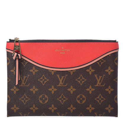 Louis Vuitton Monogram Tuileries Pochette Red 1 of 8