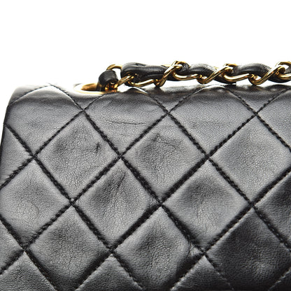 Chanel Lambskin Quilted Small Double Flap Black 12 of 15