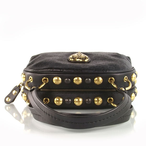 Guccissima Medium Babouska Dome Bag Black