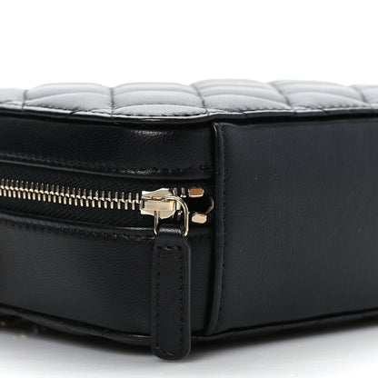 Chanel Lambskin Quilted CC Pearl Crush Camera Case Black 8 of 9