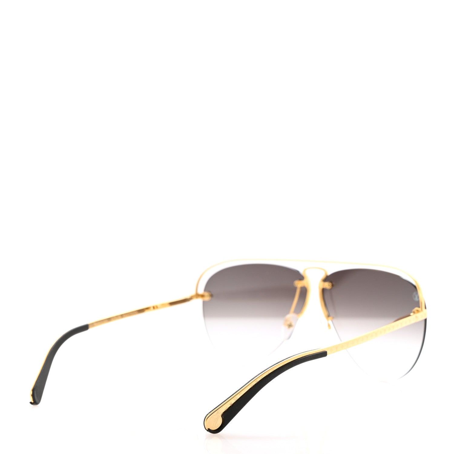 Louis Vuitton Grease Mask Sunglasses Z1045W Gold 4 of 8