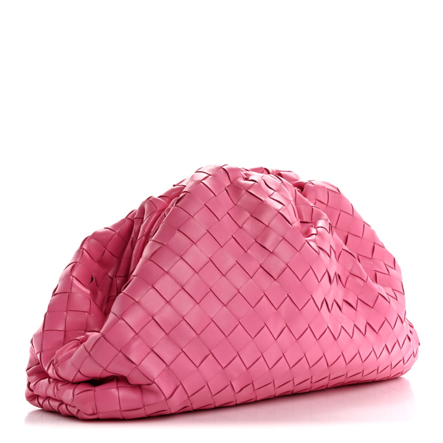 Bottega Veneta Nappa Maxi Intrecciato The Pouch Oversized Pink 3 of 11