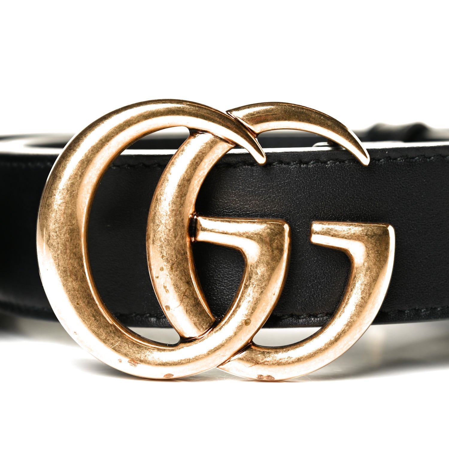 Gucci Calfskin Double G 30mm Belt 85 34 Black 4 of 10