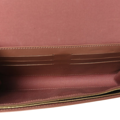 Louis Vuitton Vernis Rossmore MM Rose Velours 5 of 10