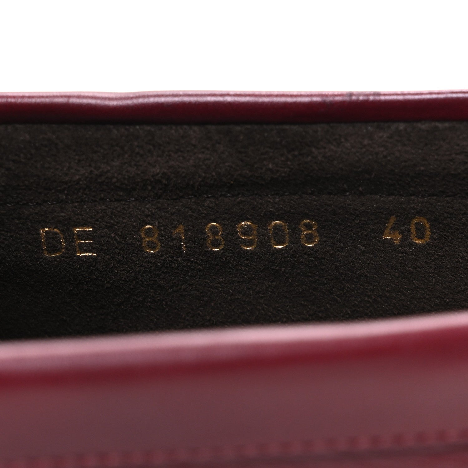 Saint Laurent Radiance Calfskin Le Loafer 15 Moccasin 40 Dark Ruby 10 of 11