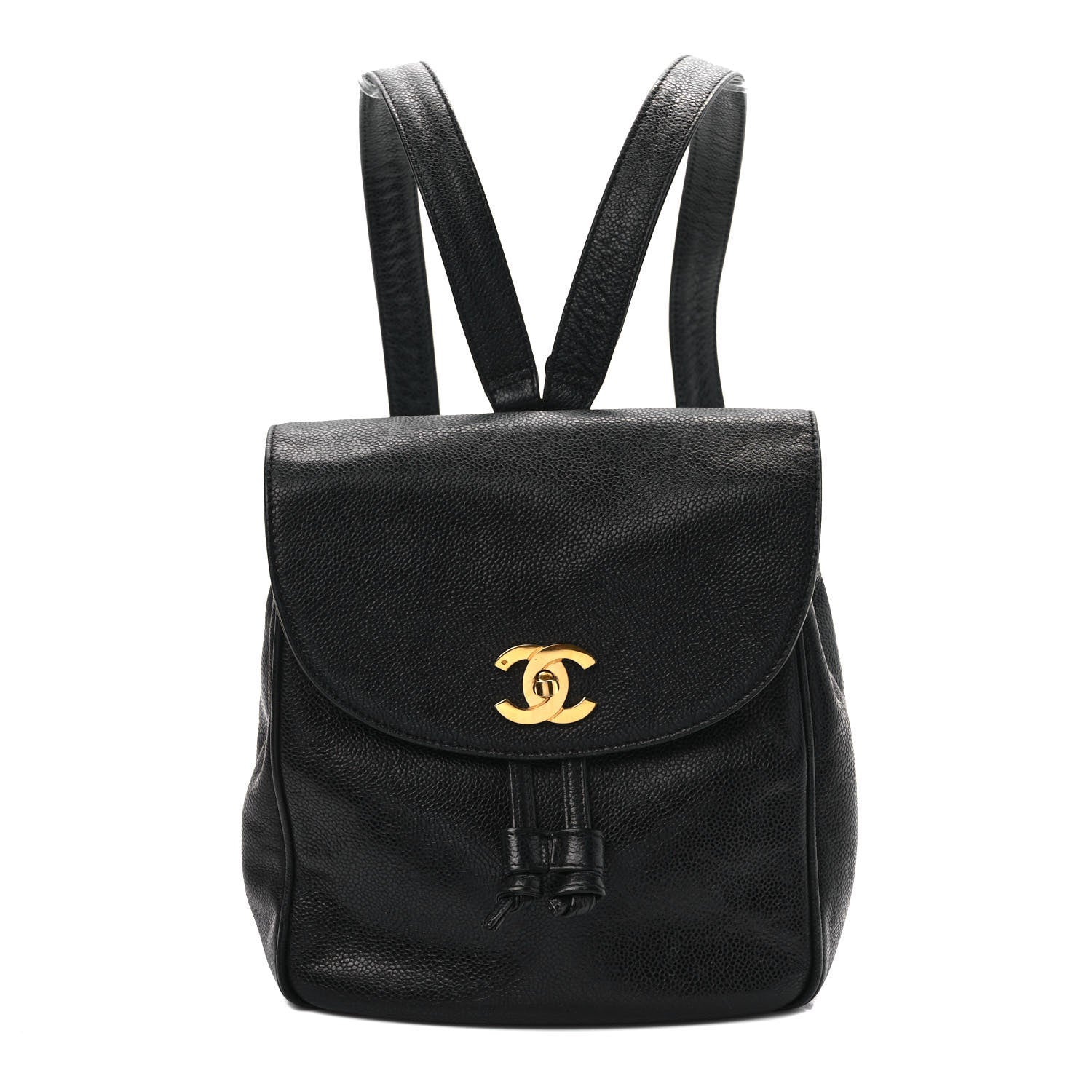 Chanel Caviar CC Backpack Black 1 of 10