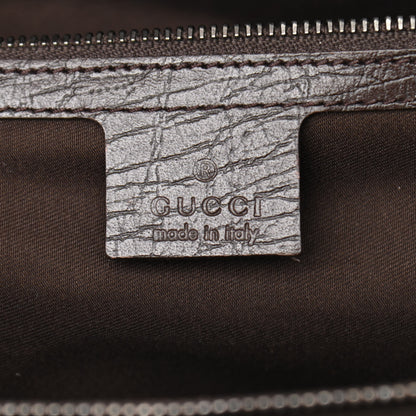Gucci GG Plus Monogram Piston Lock Tote Dark Brown 6 of 14