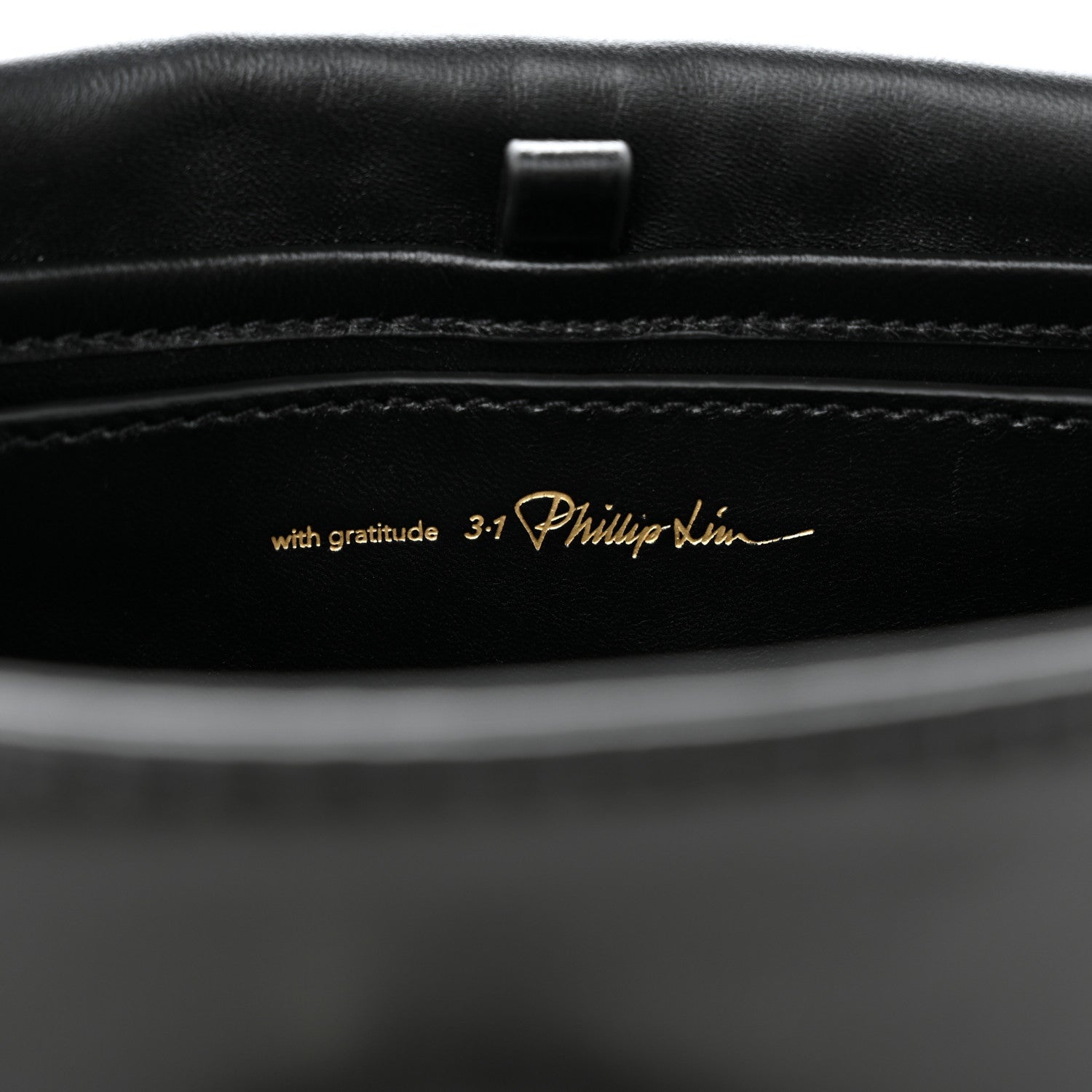 3.1 Phillip Lim Calfskin Alix Soft Flap Clutch Black 6 of 11
