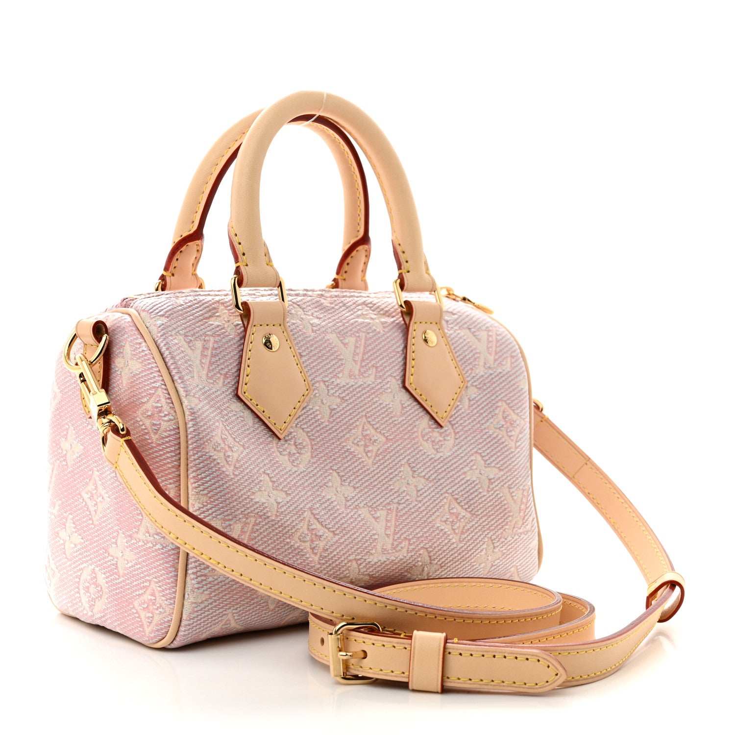 Louis Vuitton Monoglam Speedy Bandouliere 20 Rose 3 of 9