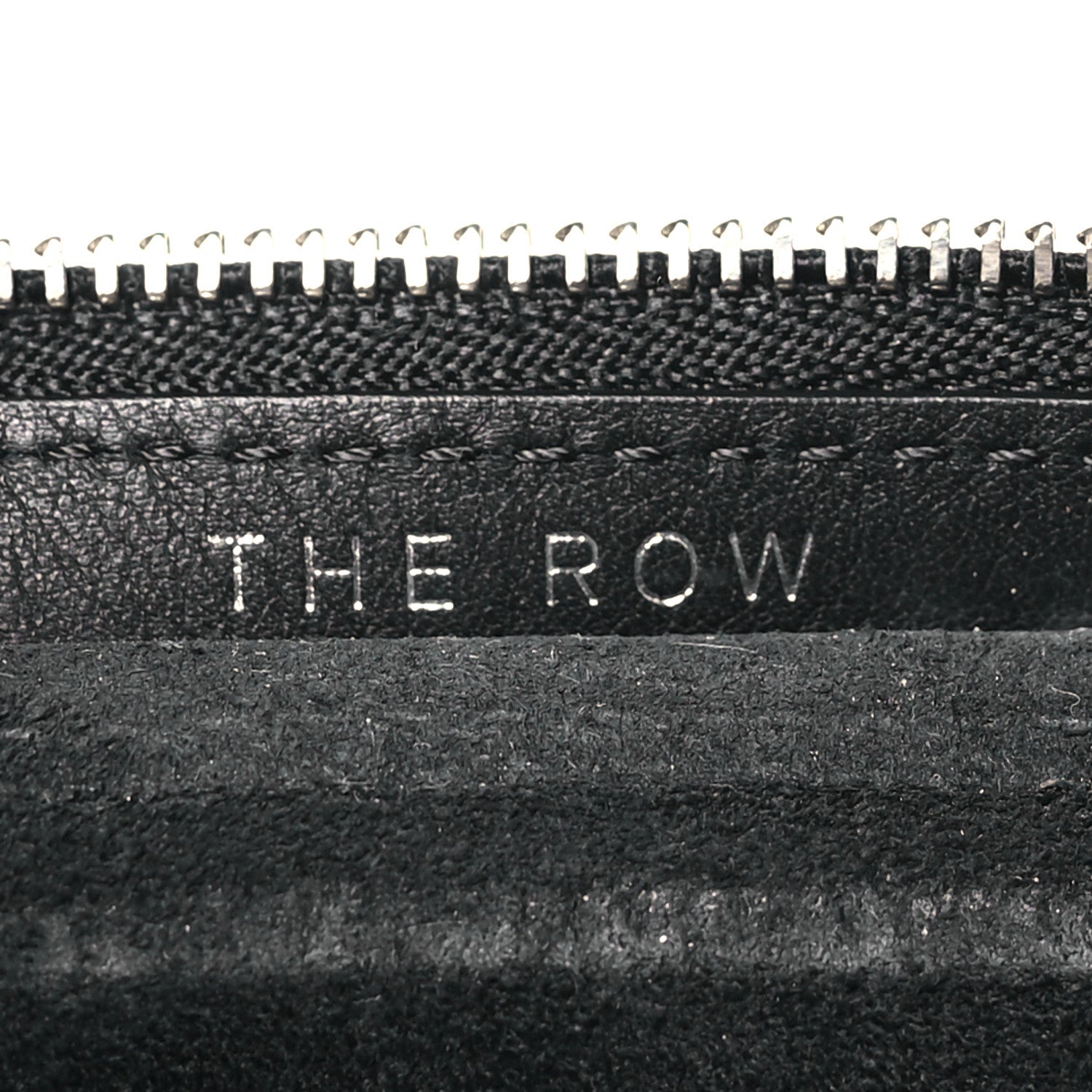 The Row Grained Calfskin Small Slouchy Banana Bag Black 6 of 11