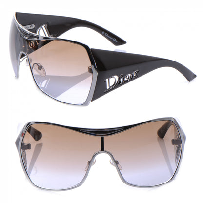 Christian Dior Gaucho 1 Sunglasses Dark Brown Silver 1 of 5