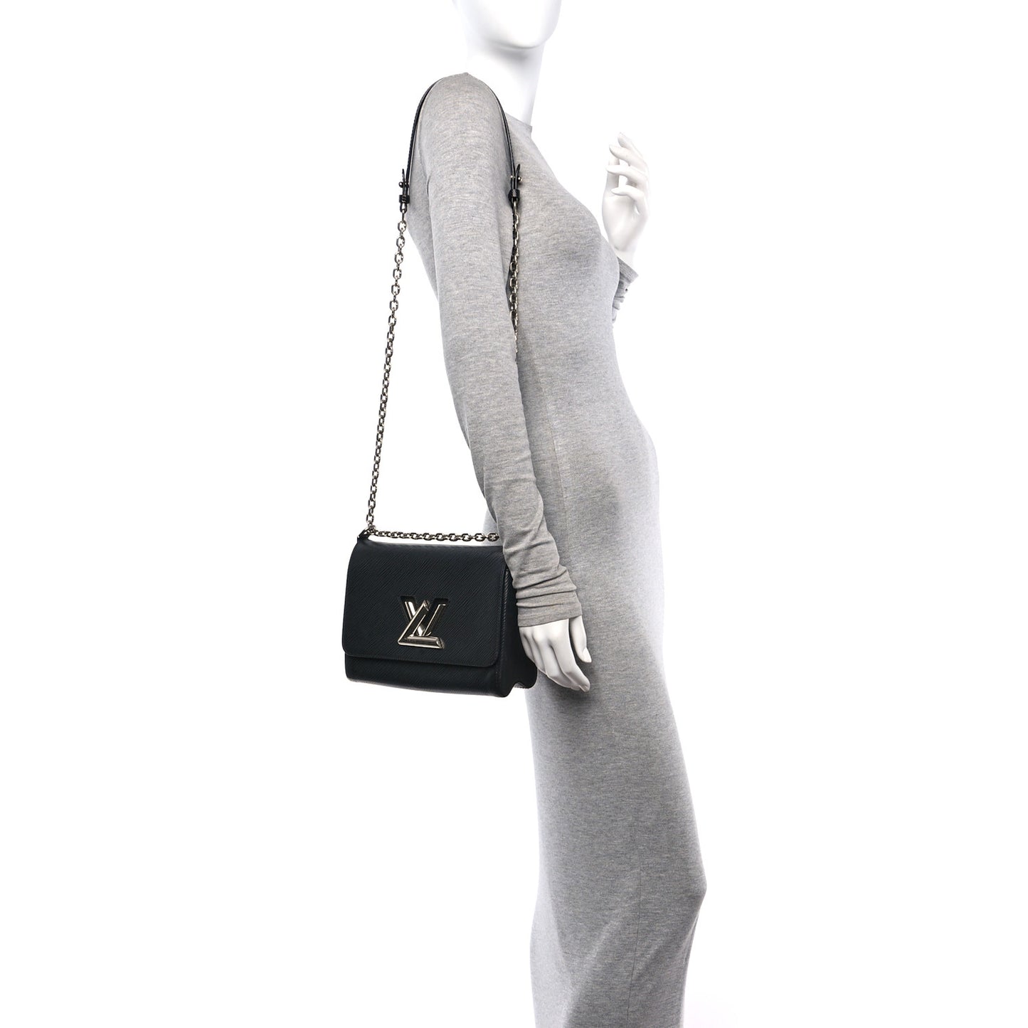 Epi Twist Shoulder Bag MM Black