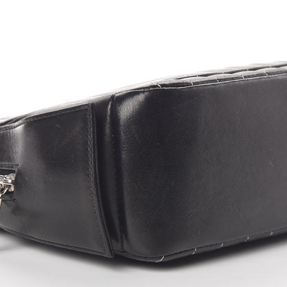 Chanel Lambskin Vertical Quilted Mademoiselle Small Camera Case Black 9 of 11