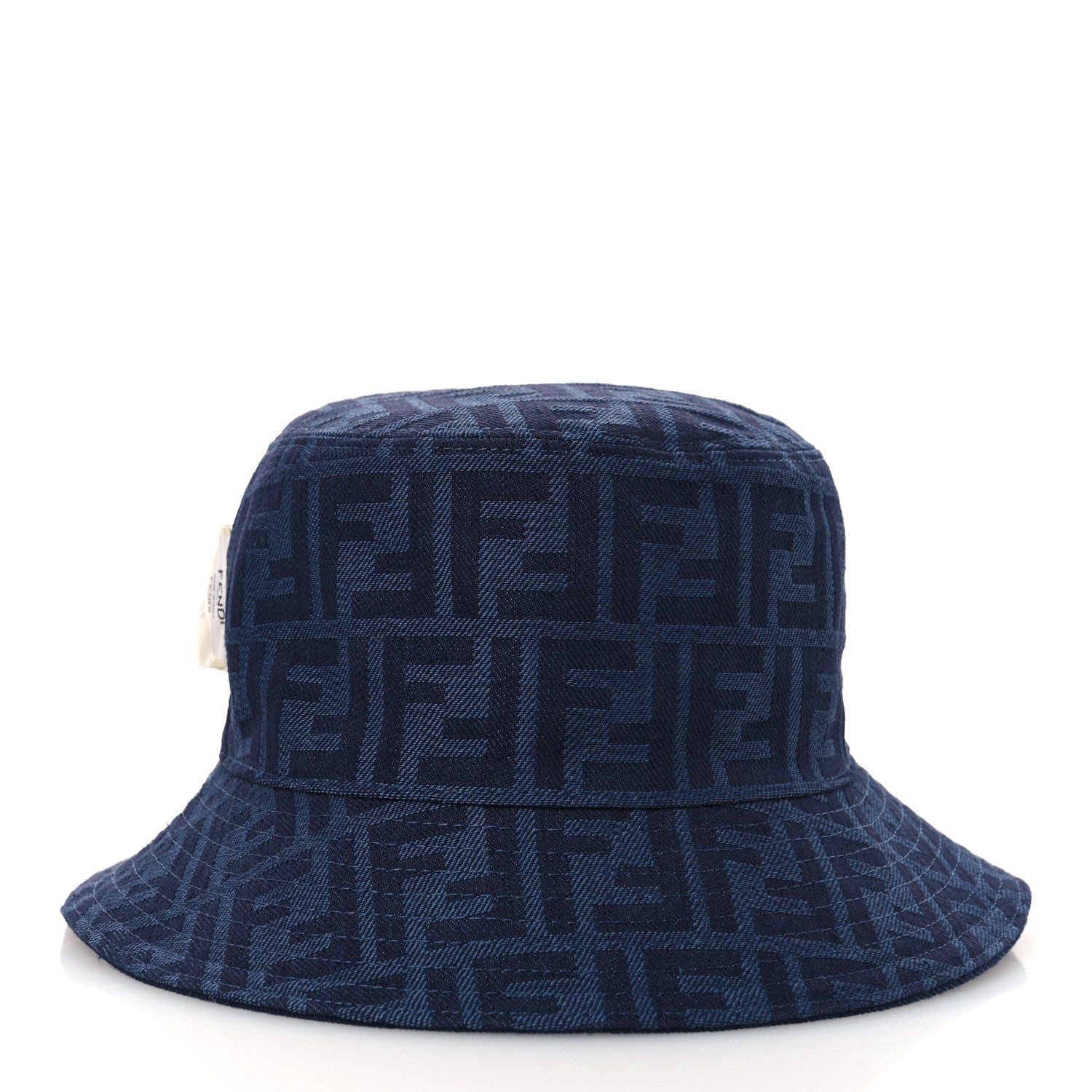 Fendi Denim FF Reversible Bucket Hat M Blue 1908649 – FASHIONPHILE