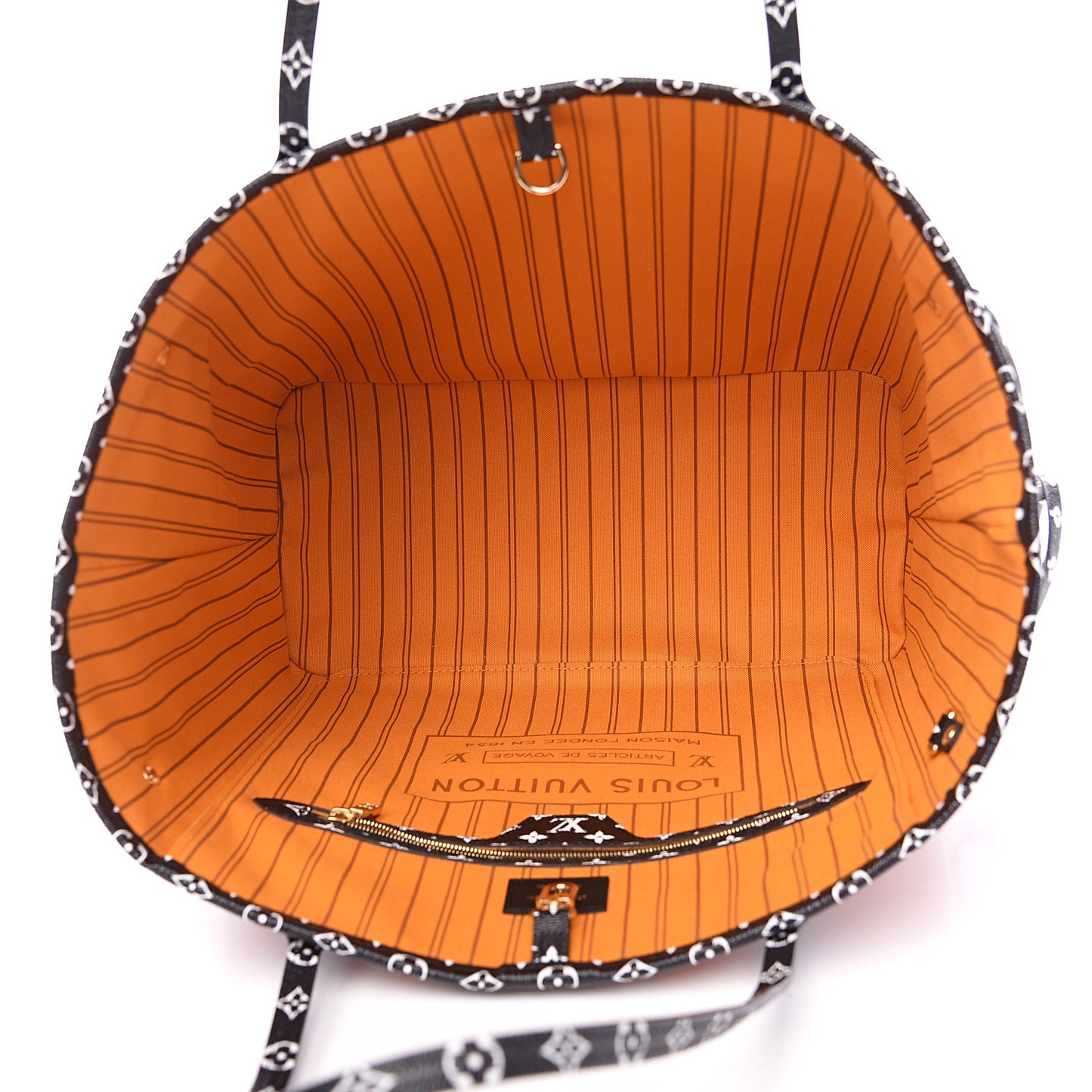 Monogram Giant Jungle Neverfull MM Black