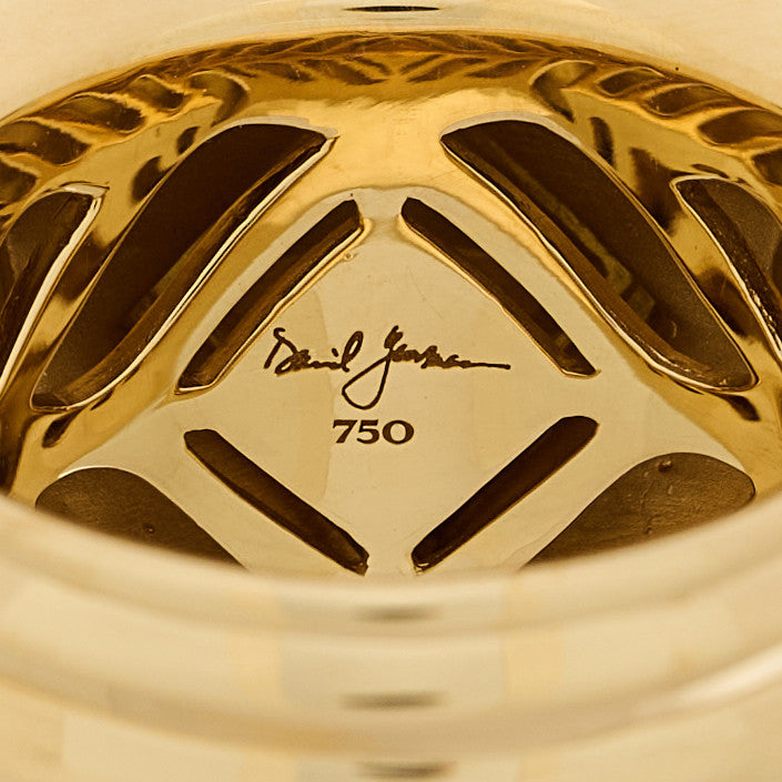 David Yurman 18K Yellow Gold Modern Renaissance Ring 58 8.5 4 of 5