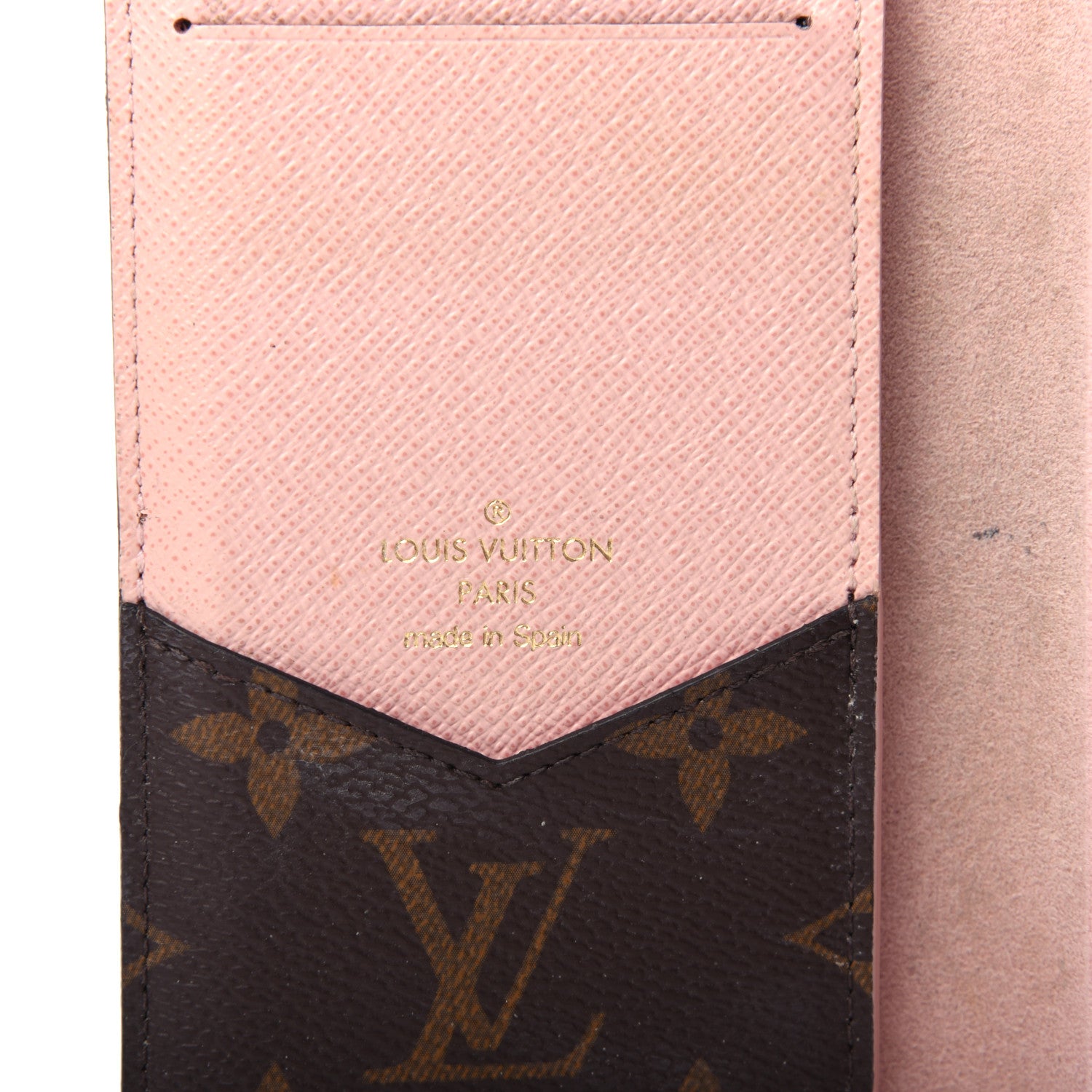 Louis Vuitton Monogram iPhone X Folio Case Rose Ballerine 6 of 7