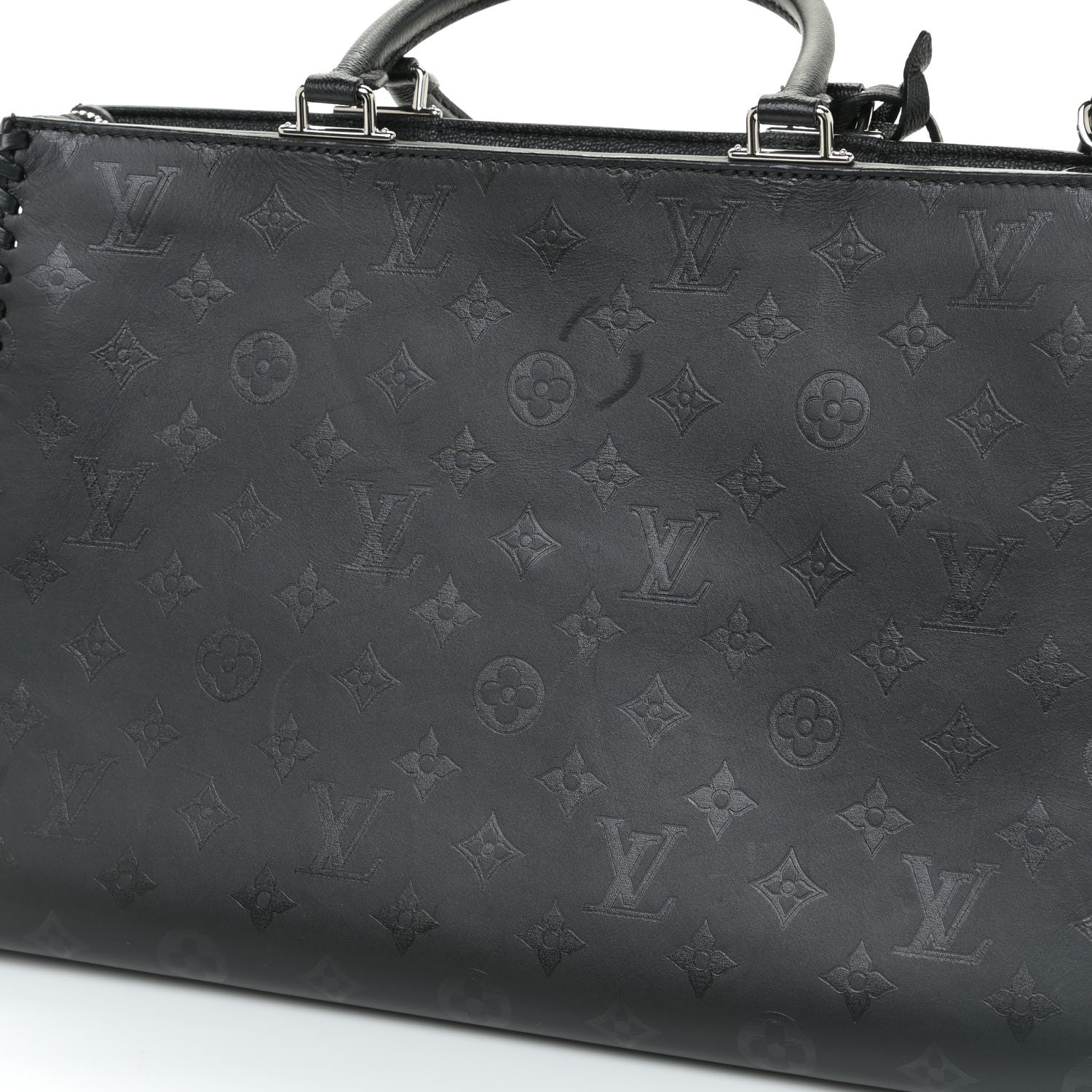Louis Vuitton Monogram Cuir Plume Very Zipped Tote Black 12 of 12