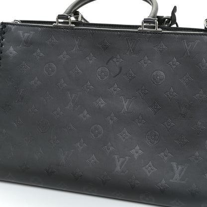 Louis Vuitton Monogram Cuir Plume Very Zipped Tote Black 12 of 12