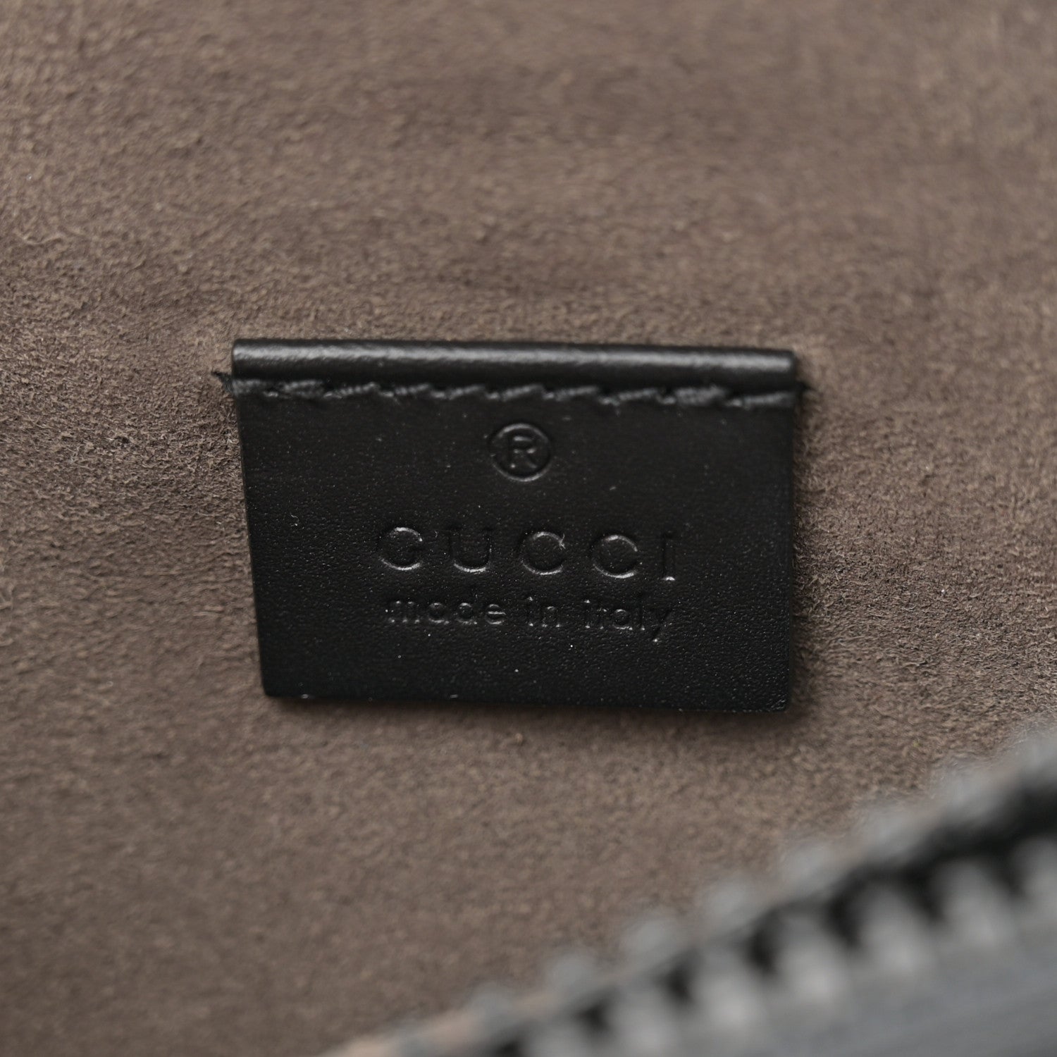 Gucci GG Supreme Monogram Belt Bag Black 6 of 12