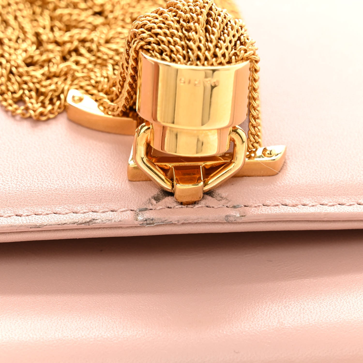 Saint Laurent Smooth Calfskin Medium Classic Monogram Kate Tassel Satchel Pink 11 of 11