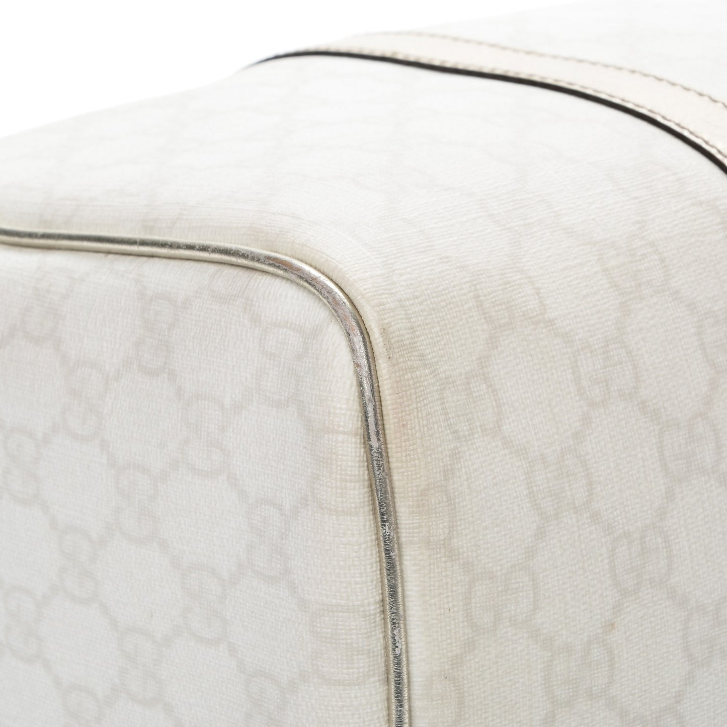 GG Plus Monogram Medium Joy Boston White